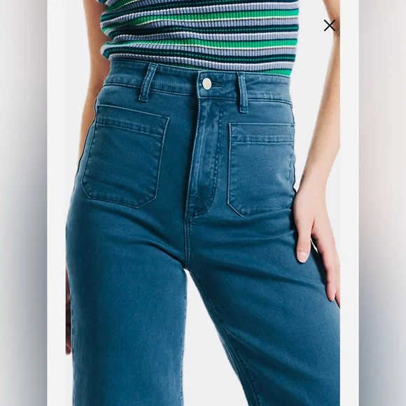 💙 Rolla’s Sailor Ankle Length Wide Leg Jeans - Picture 3 of 6